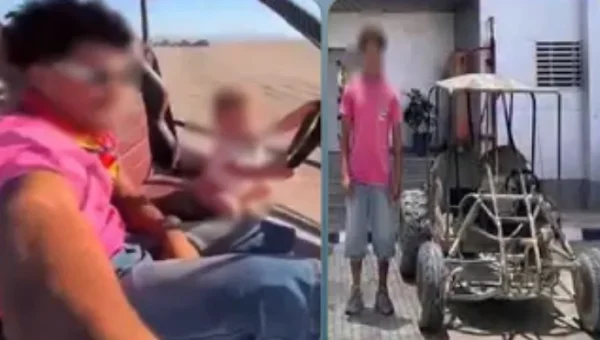 التحفظ على سيارة سفاري في الغردقة بعد واقعة قيادة طفل لها
