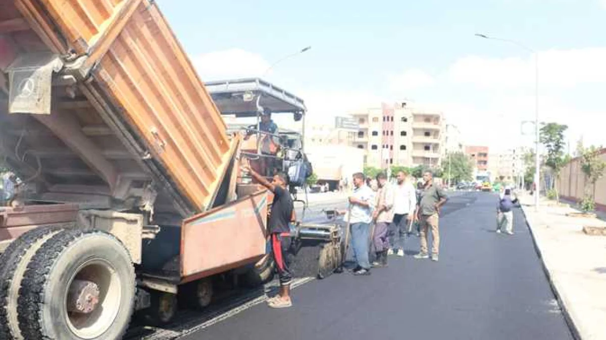 Comprehensive Plan to Upgrade Major Roads in Sadat City: Widening and New Parking Areas