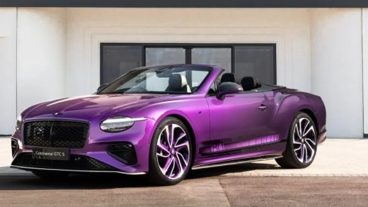 Striking Purple Gradient: Bentley Unveils One-Off Continental GTC