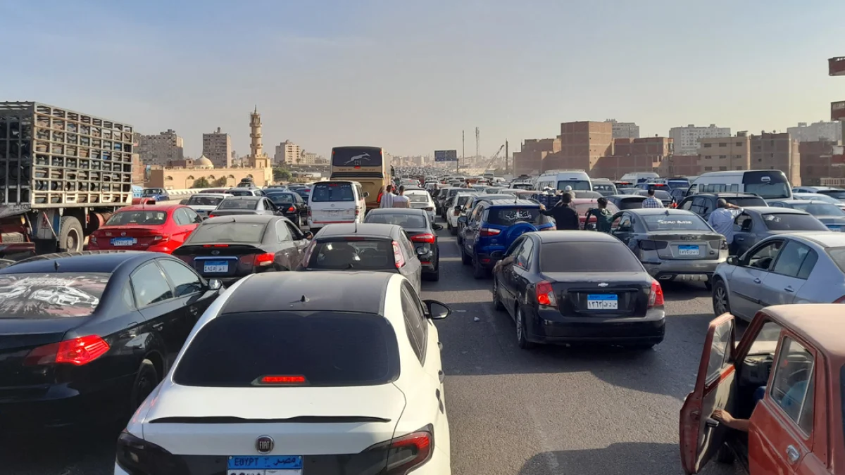 Traffic Congestion Hits October Bridge, Salah Salem and Ring Road During Morning Peak