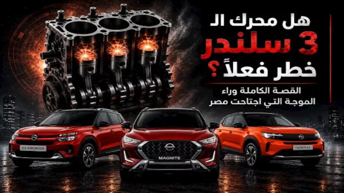 محركات الـ3 سلندر في مصر: حقيقة المخاوف وقصة الانتشار الكاملة