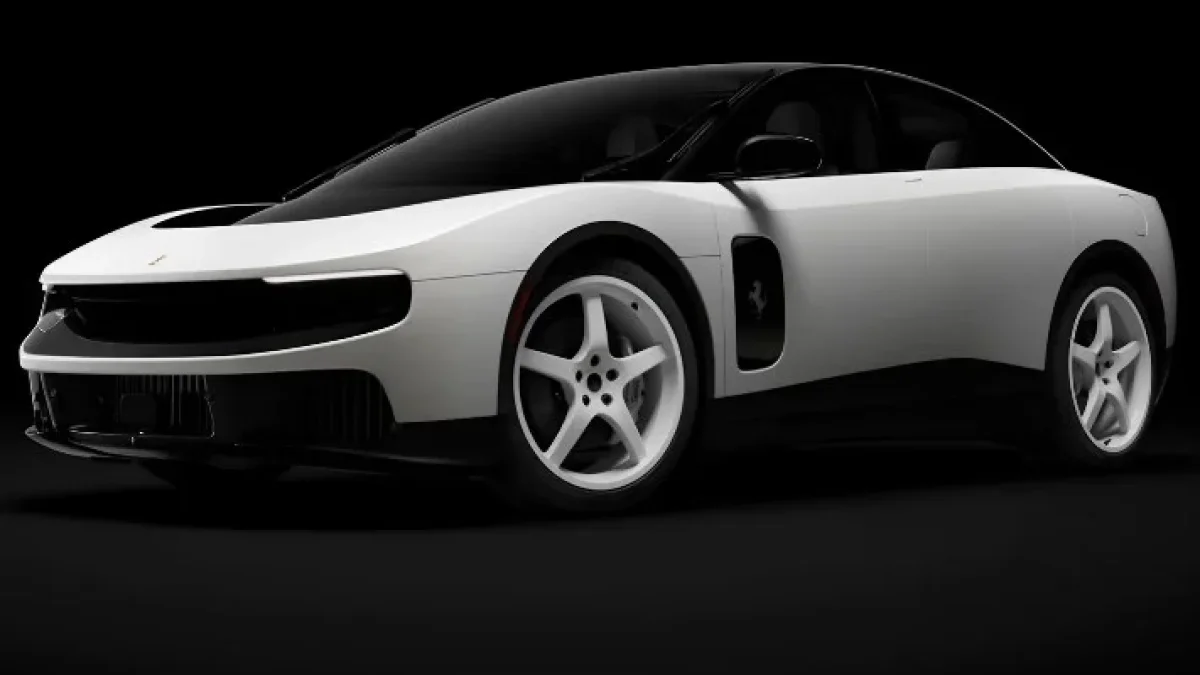 Ferrari's First Electric Car Fetches Record $40 Million at Charity Auction