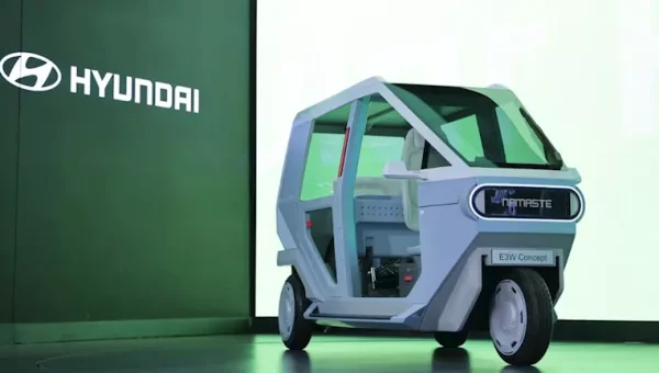 Hyundai Unveils Electric Three-Wheeler for Asian and African Markets