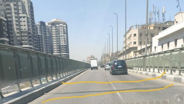 إعلان مرور القاهرة إغلاق منزل كوبري باغوص أعلى أكتوبر لـ 15 ليلة