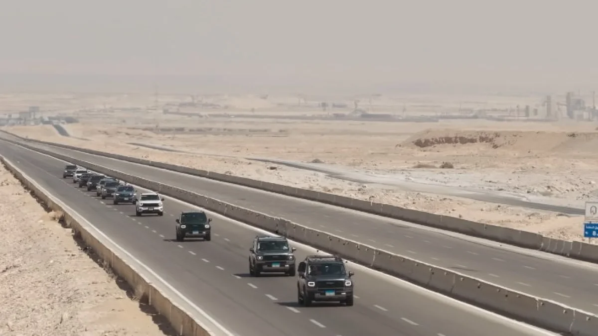 هافال V7 تختبر الطرق الوعرة في العين السخنة بقوة 360 حصانًا