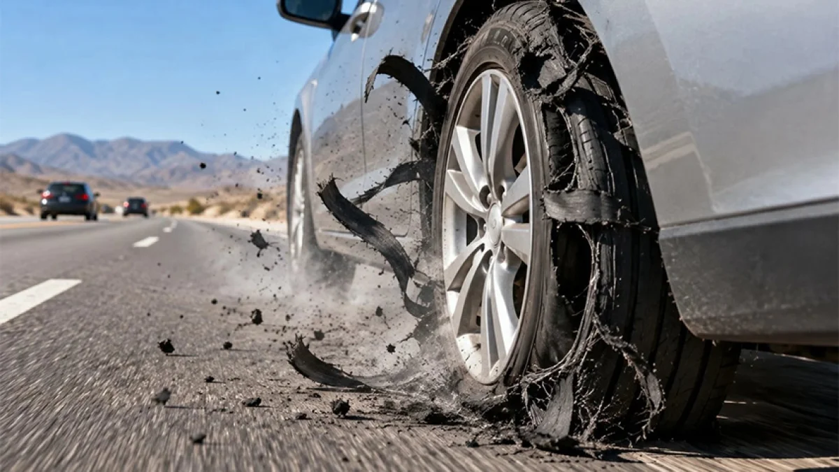 خبير إطارات يحذر: انتفاخ جانبي أو شرخ صغير قد يفجر إطارك أثناء القيادة