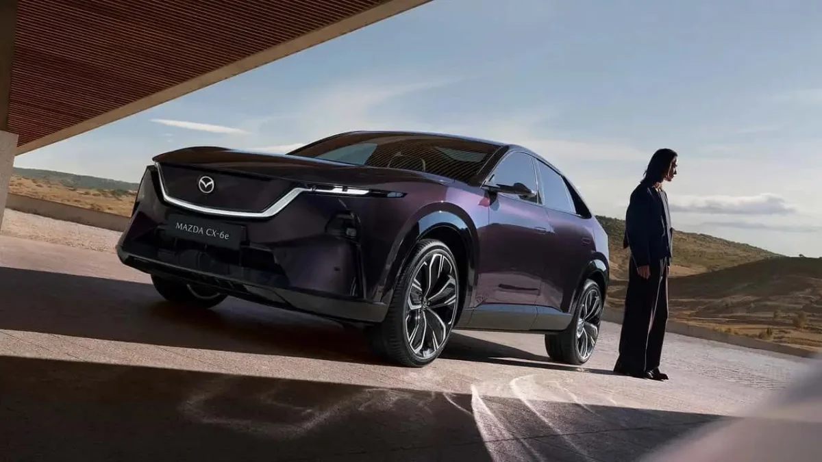 Mazda CX-6e EV Can Talk to Pedestrians via External Speaker — and It's Sparking Debate