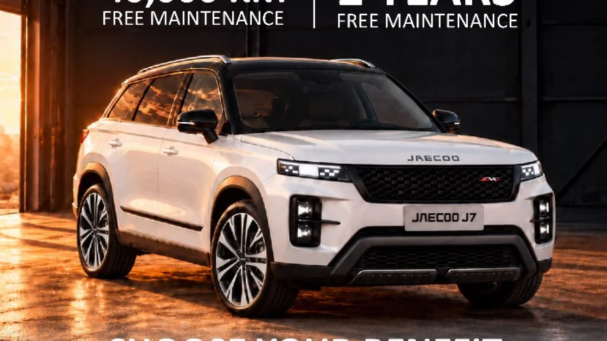 Al Arab Al Swedy Launches Free Maintenance for First 150 Omoda and Jaecoo Customers