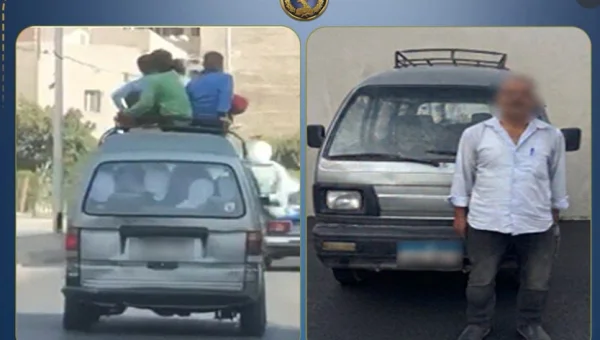 Interior Ministry Arrests Reckless Van Driver Who Let Children Sit on Roof in Al-Nahda