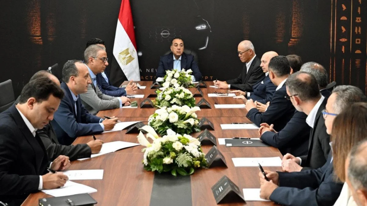 Egypt's PM Meets Nissan Global Execs at Magnite Production Ceremony